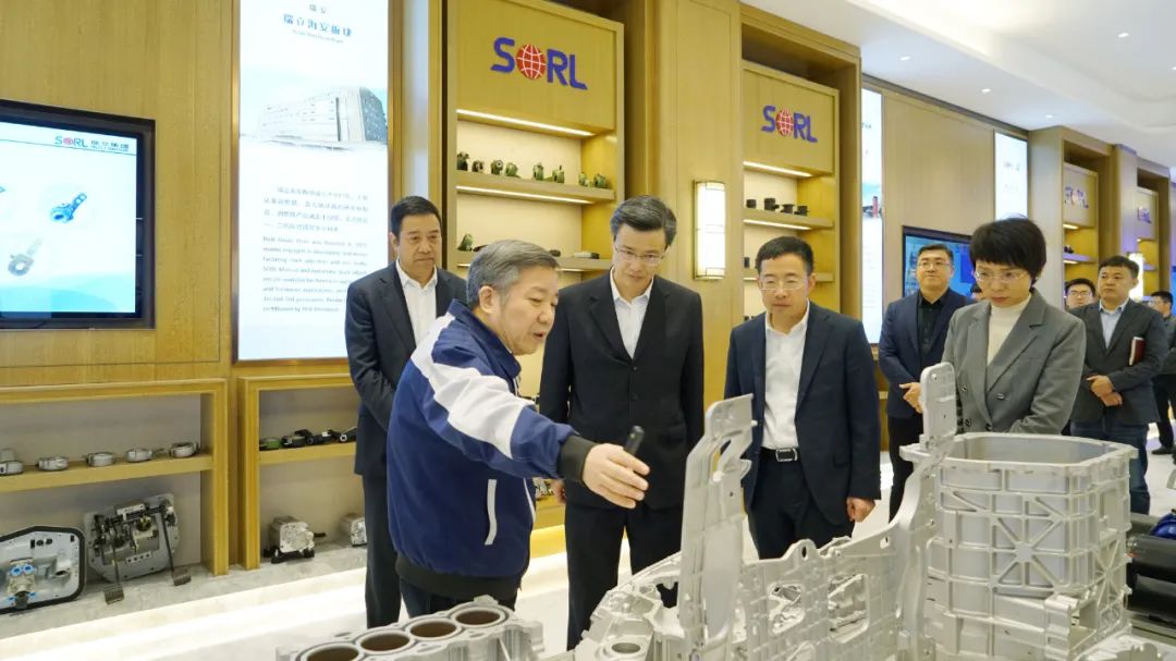 溫州市委常委、市紀(jì)委書記、市監(jiān)委主任金煥民一行來瑞立調(diào)研